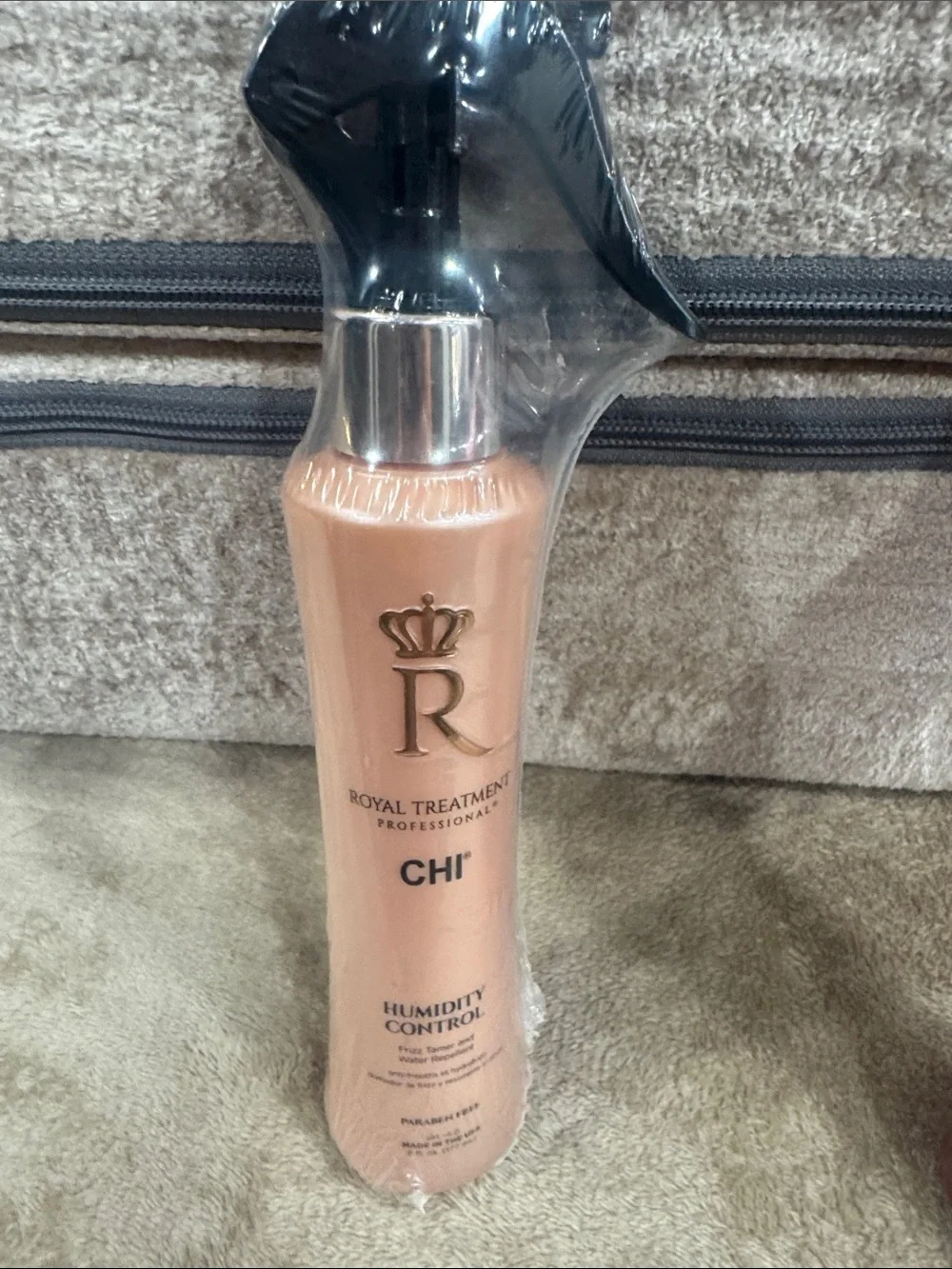 CHI Royal Treatment Humidity Control & Royal Guard Spray Duo - Peach & Burgundy